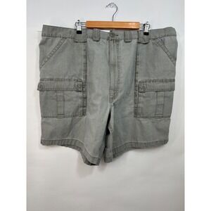 Weekender Brand Sportswear Olive Green Stretch Waist Cargo Mens Shorts Size 50